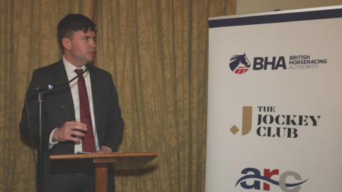 Dan Carden MP speaks at APPG for Racing and Bloodstock Reception